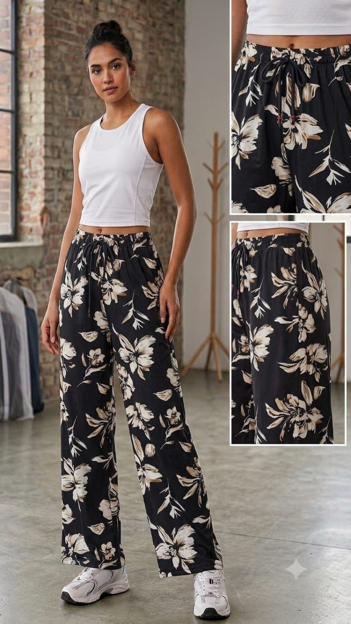 Conjunto negro con estampado